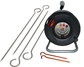 Resistivity Test Reel with Soil Pins